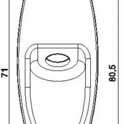 STRATOCASTER STYLE JACK PLATE