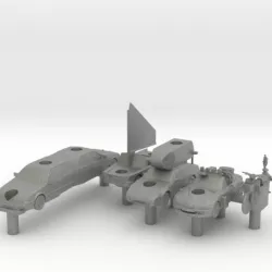 Team May Top Gear Battleship set