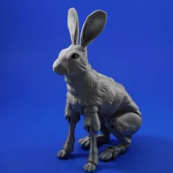 The Fabled Hare (A 3D Printed Ball-jointed Doll)