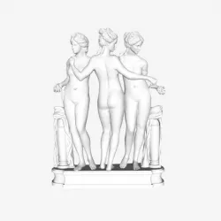 The Three Graces at The Louvre, Paris