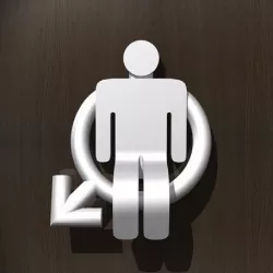 Toilet Room Sign - Male