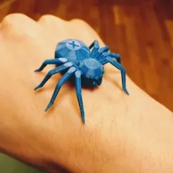 Torture Spider, 3D-printer torture test - overhangs - cooling - retraction