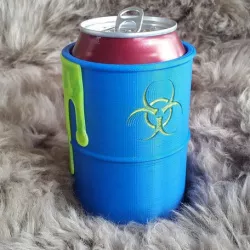 Toxic Chemical Barrel can holder