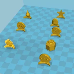 Various tokens