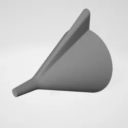 Vase print funnel