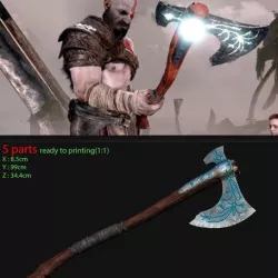weapon Kratos - Leviathan Axe - God of war 2018 for cosplay