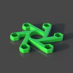 10MM Nut Fidget Spinner ( 6 Nuts )
