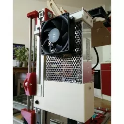250W PSU mount with 80mm fan and fused power switch for 3030 profile
