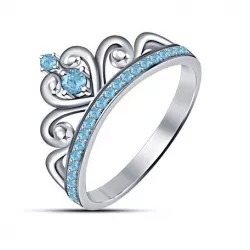 3D CAD Model OF Womens Crown Ring