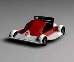 3D cart model