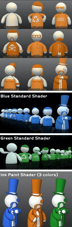 3D MSN buddy (pack)
