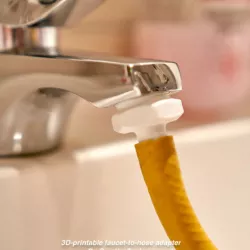 3D-printable faucet-to-hose adapter