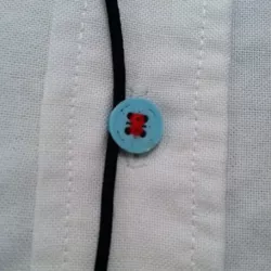 3D Printed Earbud Cord Button Clip