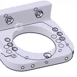 3d printer head holder type prussa i3