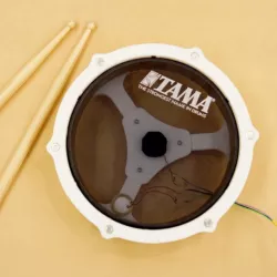 8 inch e-drum pad with small 3d printer