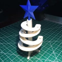 A Mini Merry Marblevator Christmas Tree