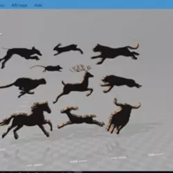 animals 2d - 3d