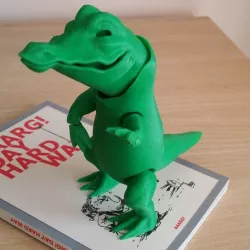 animated crocodile (action figure)