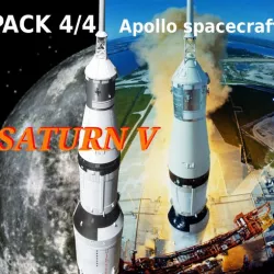 apollo 15 saturn 5 pack 4/4 vessel Apollo