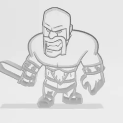 barbaro clash of royale cookie cutter