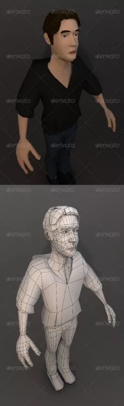 Base Cartoon Human Character