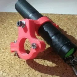 bike flashlight mount