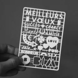 BIM Agency 3D Printed Greeting Card
