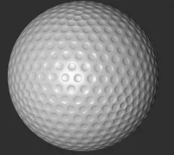 C4D Golf Ball Model