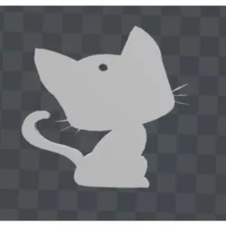 Cat key ring