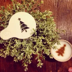 Christmas Tree - Coffee Decoration Template