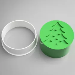 Christmas Tree Cookie Cutter Stamp