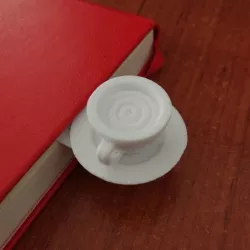 Coffee cup book separator