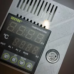 Compact housing for PID controller and Solid State Relay