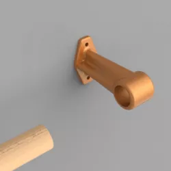 Curtain rod support