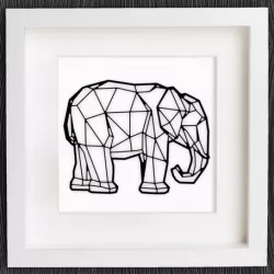 Customizable Origami Elephant