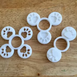 Customizable Paw Fidget Spinner