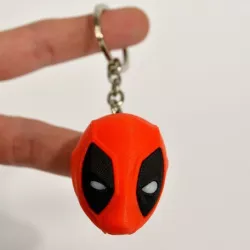 Deadpool Head Keychain