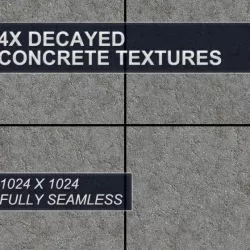 Decayed Concrete Textures