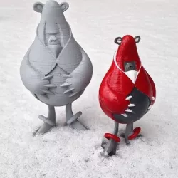 Drop shape bear