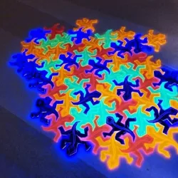 Escher-Style Tessellating Lizard /