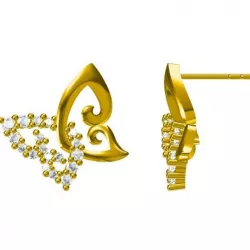Fancy Butterfly Design Earring CAD Model