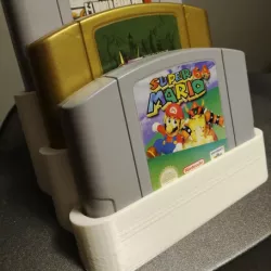 Game cart holder (SNES, N64, Gameboy/GBA, DS)