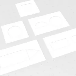 Geometric solids, face shapes.