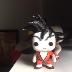 Goku - Super Saiyan 3 - Custom Funko Pop 3D model