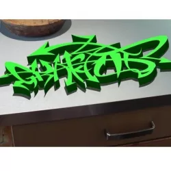 Graffiti 3d model print