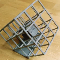 Grid print with FUN BALL or CUBE