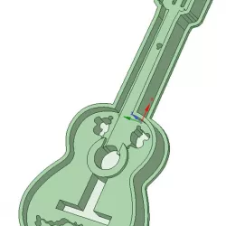 Guitar Coco / Guitarra Coco cookie cutter
