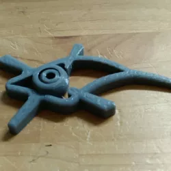 Gyro Gecko keychain spinner