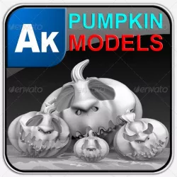 Halloween Pumpkins Models