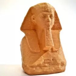 Head and Shoulders of a Sphinx of Hatshepsut